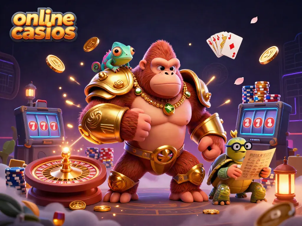 Engage with exciting online casinos featuring vibrant 3D characters and dynamic game elements.