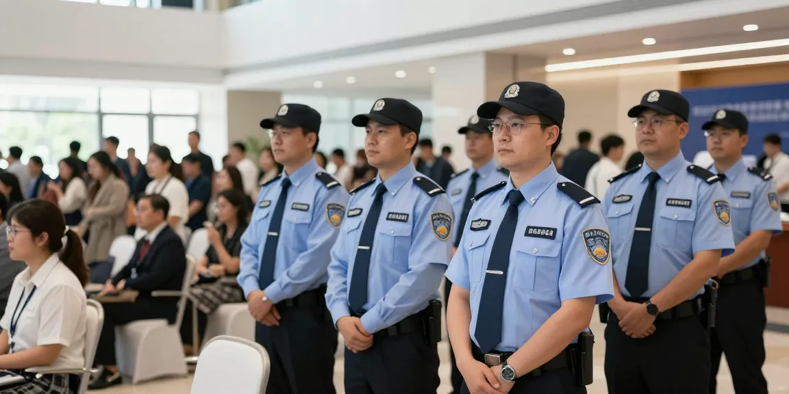 Security Solutions provided by trusted local security team at corporate event, ensuring safety, community service.
