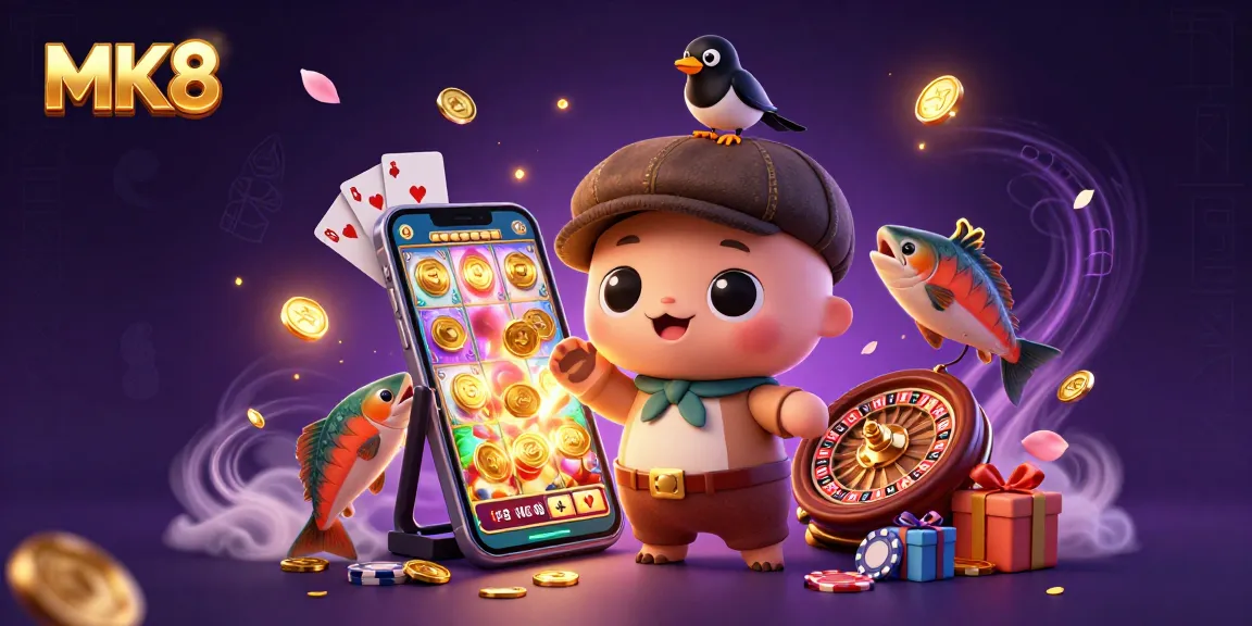 Play MK8 games with Nessie in a vibrant casino adventure featuring slots and rewards
